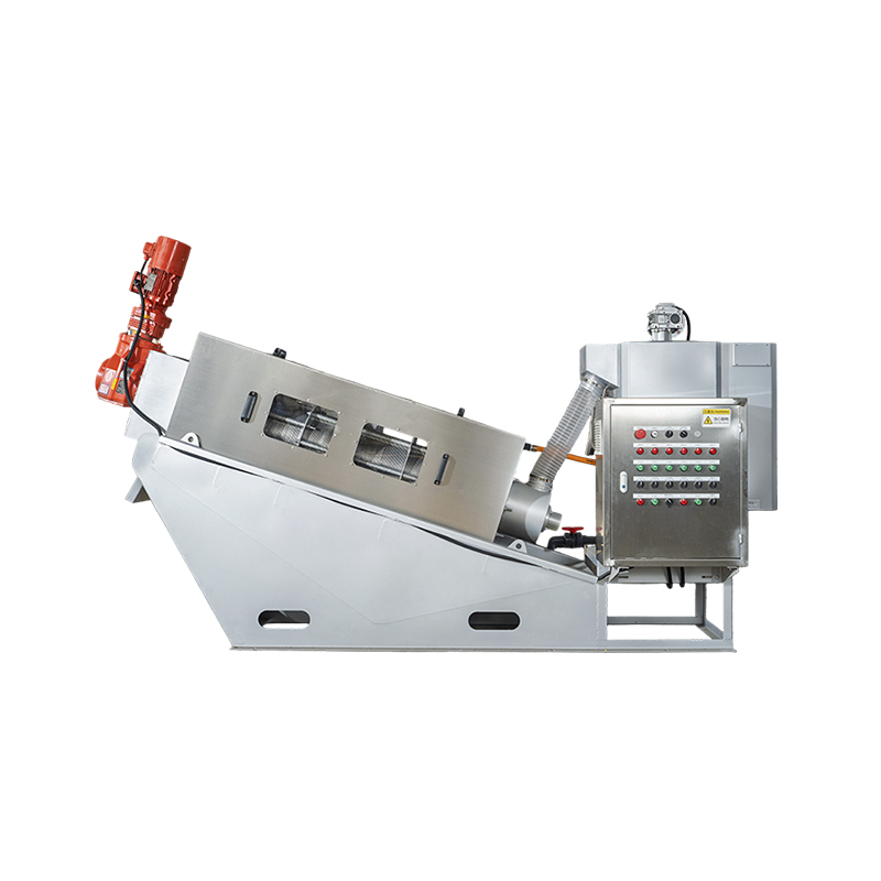 Screw Press Sludge Dewatering Machine
